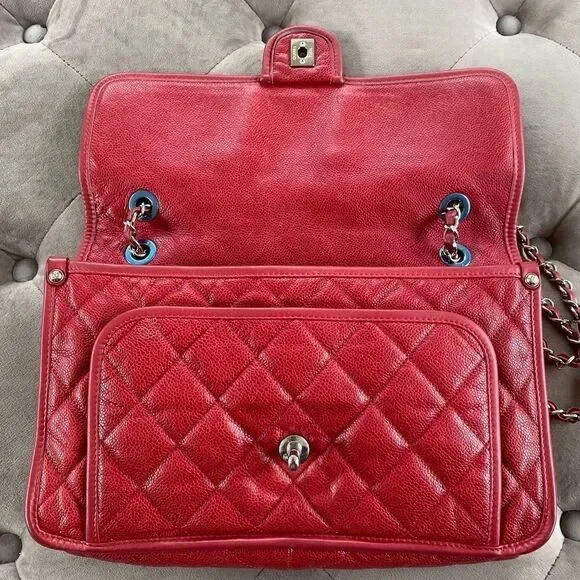 Chanel classic french riviera flap Shoulder Bag - Picture 12 of 14